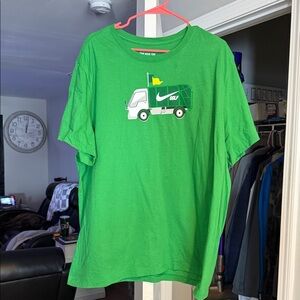 Men’s XXl Nike Green Tee with Golf Truck Graphic
